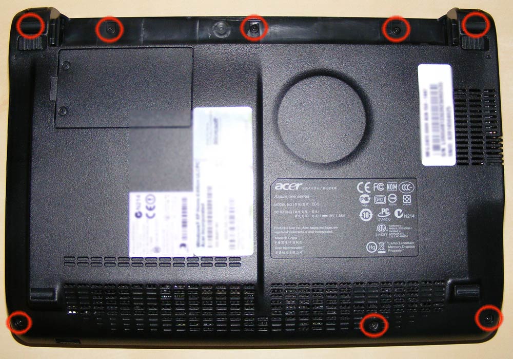 Acer Aspire One RAM or Hard Drive 